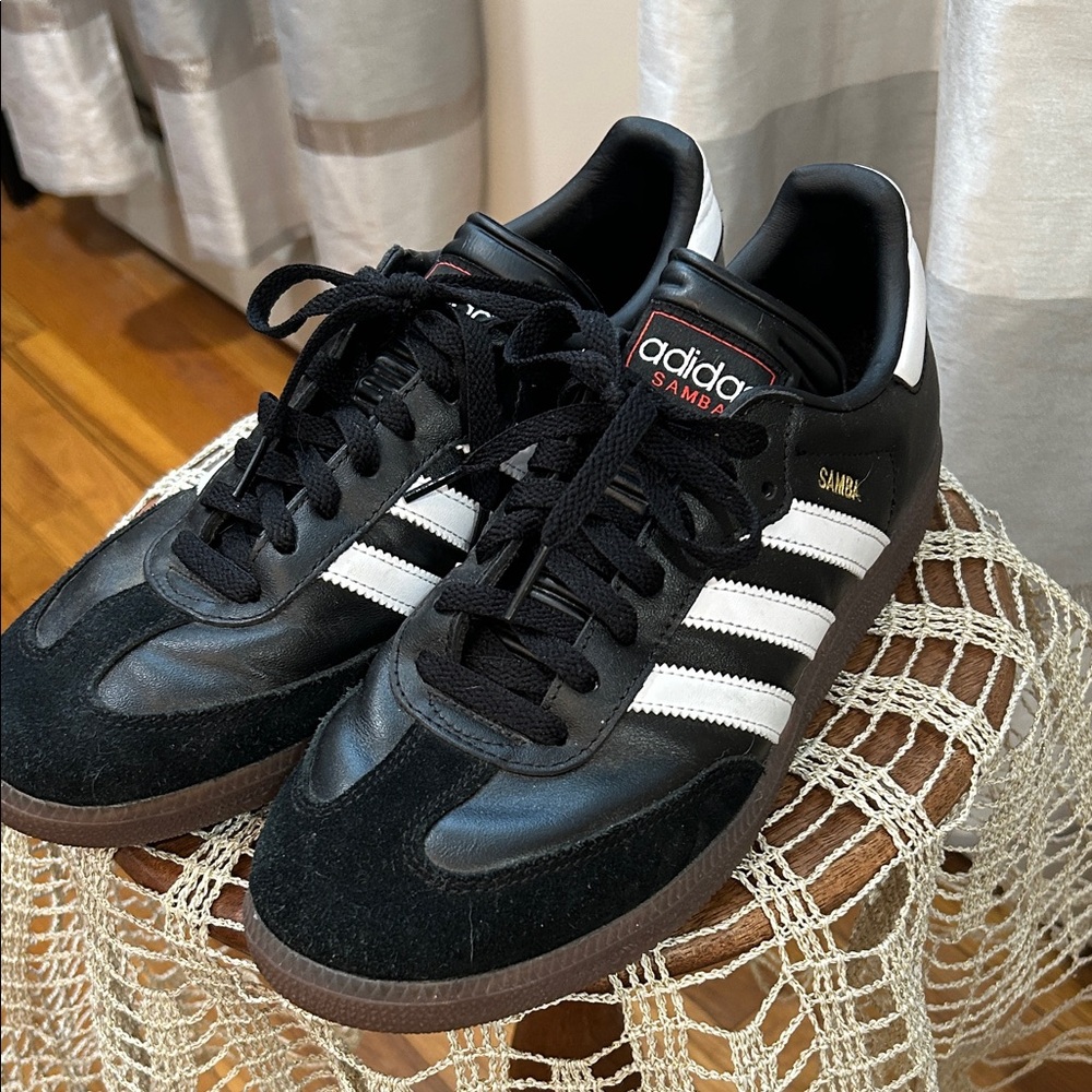 Adidas Samba Black and White Shoes